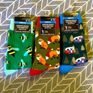Men Fashion socks size6-12 (3pairs set)